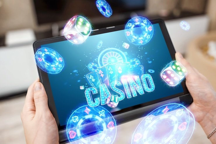 Ilustrasi pengguna mengelola preferensi privasi di platform digital